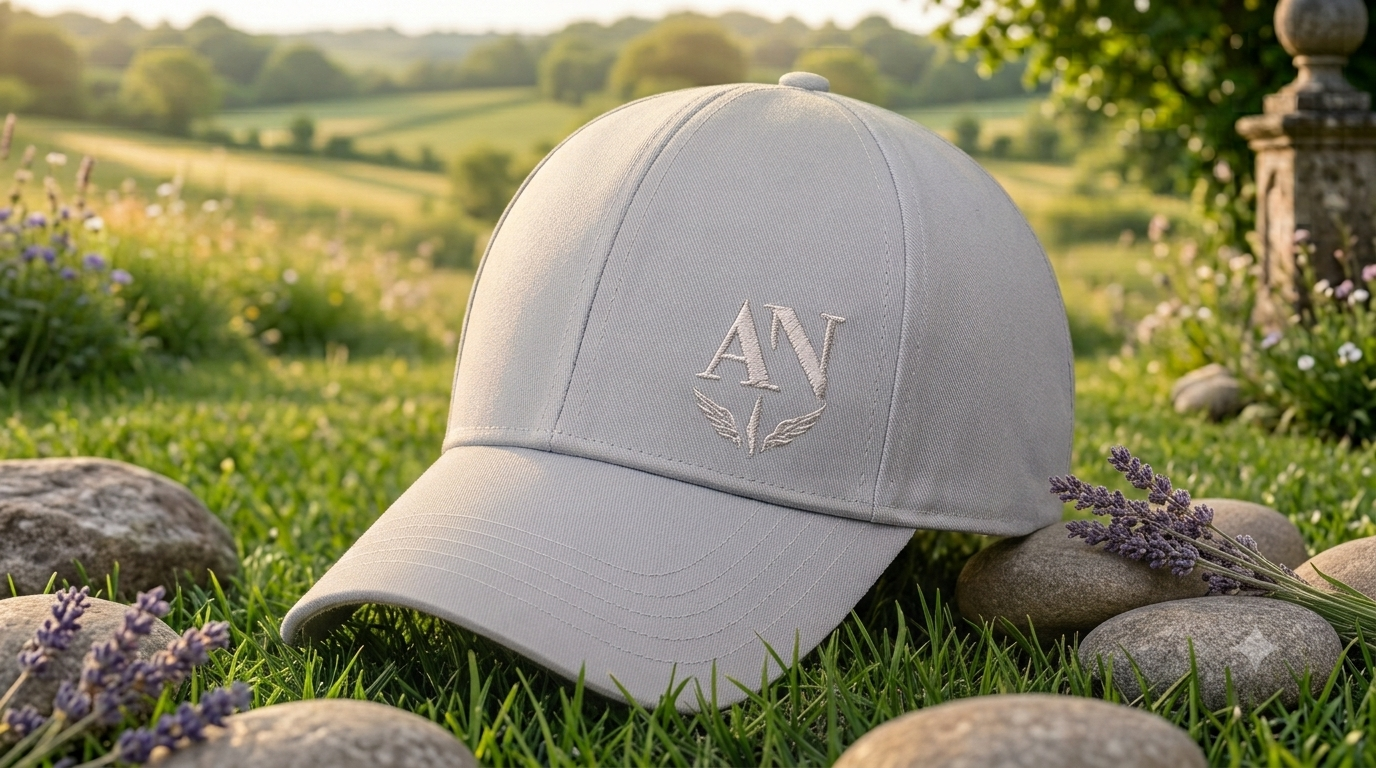 AN Premium Embroidered Light Blue Baseball Cap