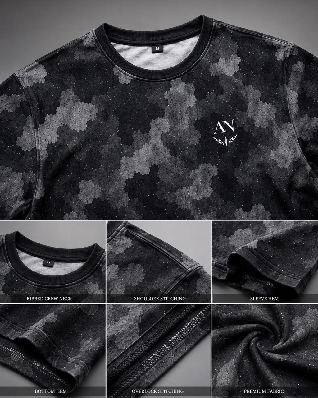 AN Black Camo Premium T-Shirt 🖤