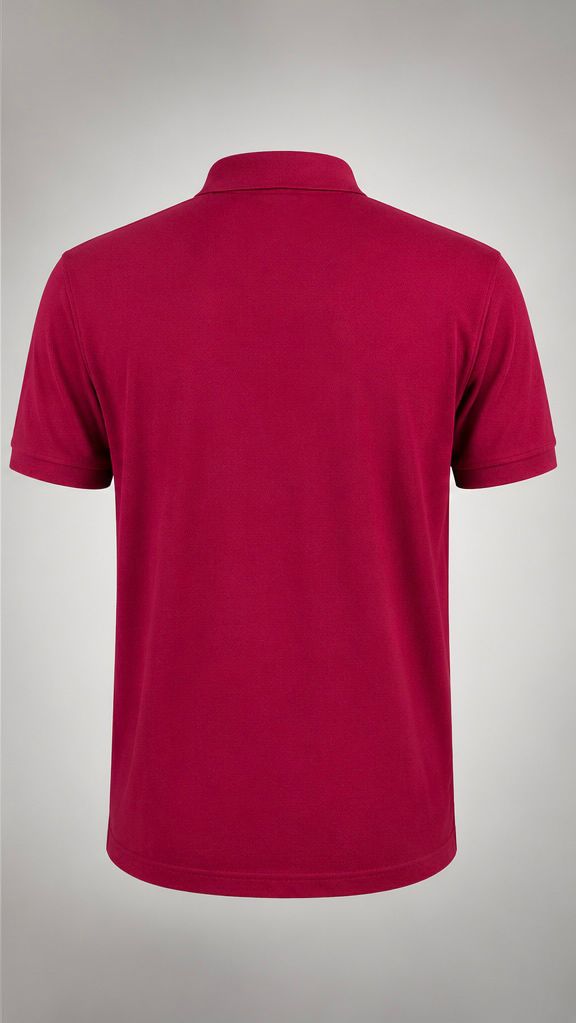 AN Signature Premium Polo Shirt – Maroon & White