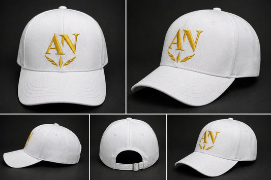 Premium White Embroidered Cap