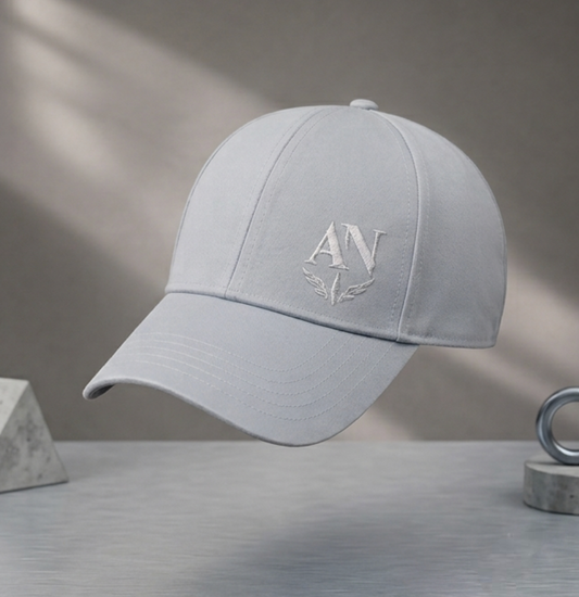 AN Premium Embroidered Light Blue Baseball Cap