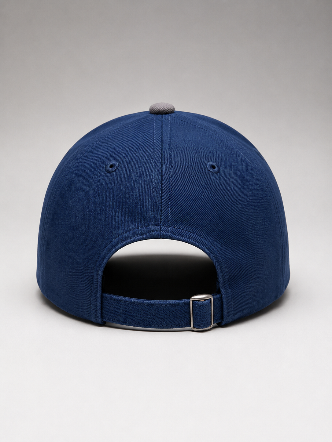 🧢 AN Premium Embroidered Baseball Cap – Navy Blue & Grey | AN by Amir Nadeem