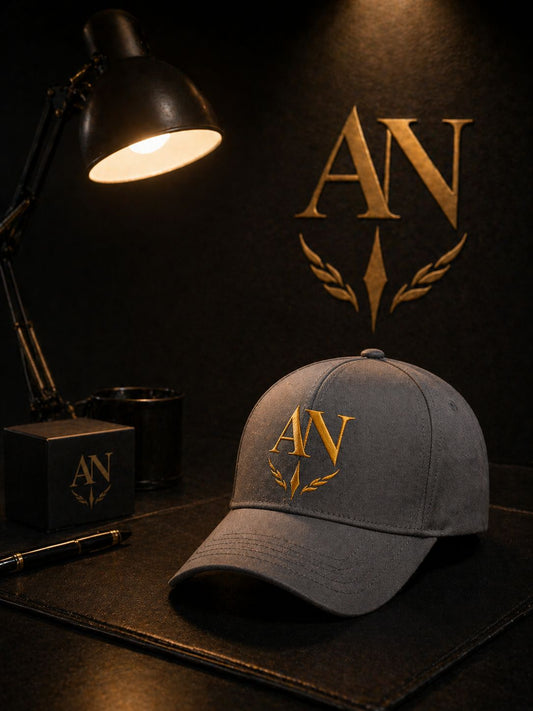 Premium Grey Embroidered Cap