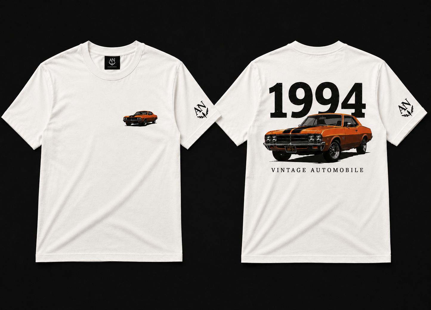 AN by Amir Nadeem – Vintage Automobile 1994 Oversized T-Shirt | Premium Cotton