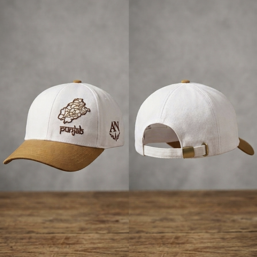 AN Premium Embroidery Punjab Cap