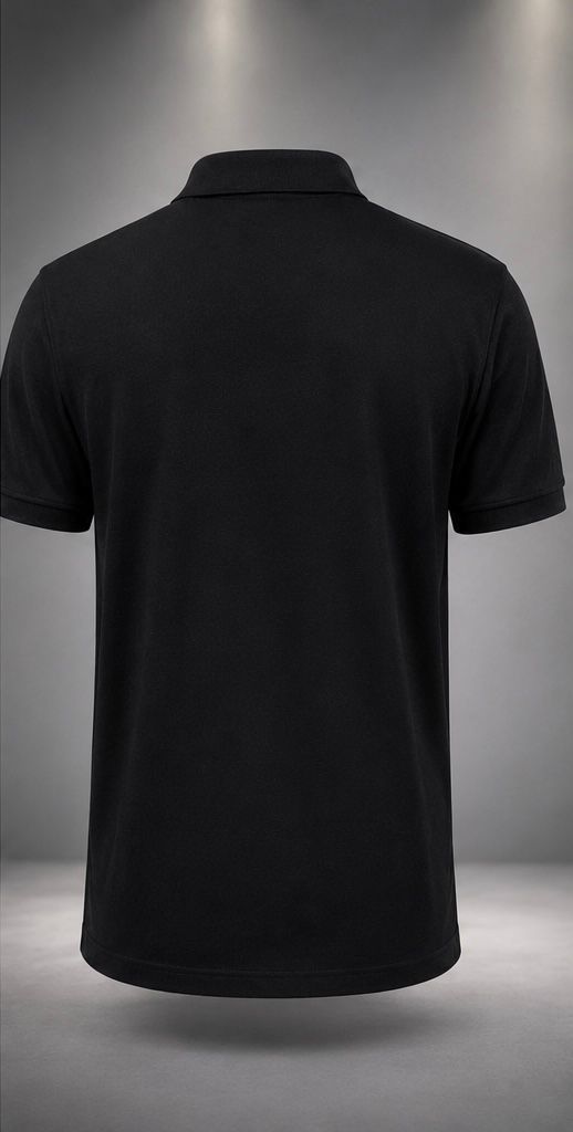 AN Signature Polo Shirt – Black & White