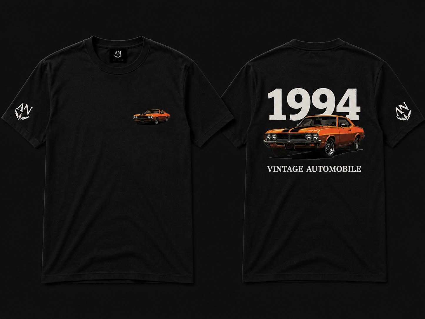 AN by Amir Nadeem – Vintage Automobile 1994 Oversized T-Shirt | Premium Cotton