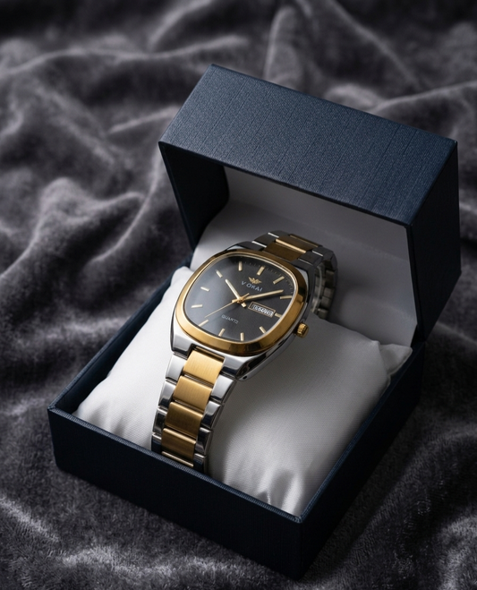 VOKAI Two-Tone Classic Quartz Watch