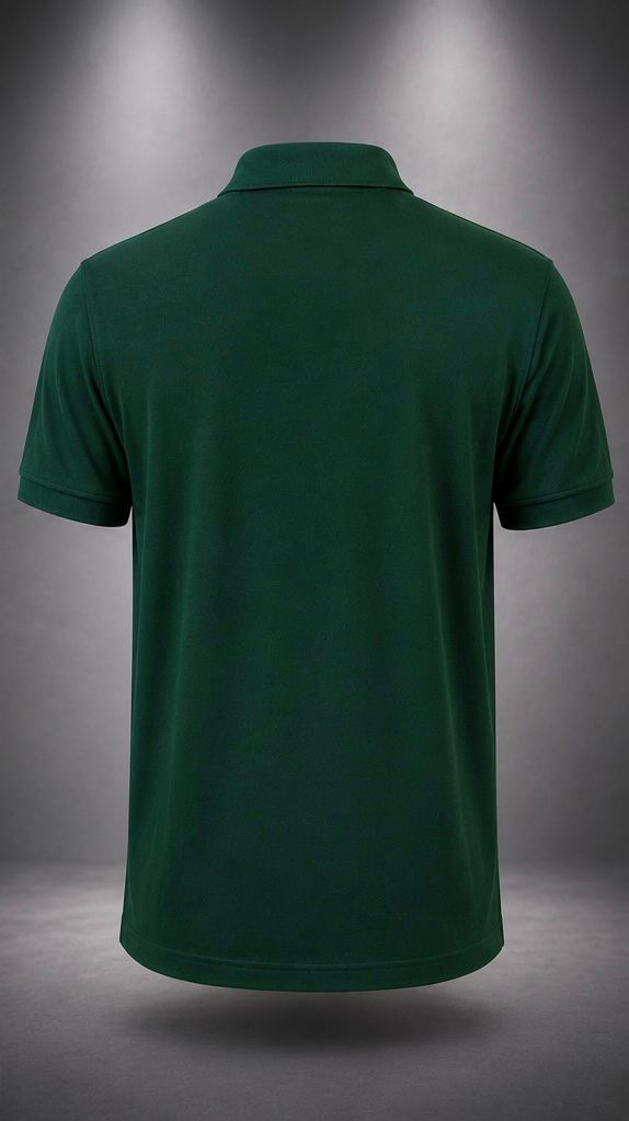 AN Signature Polo Shirt – Green & White