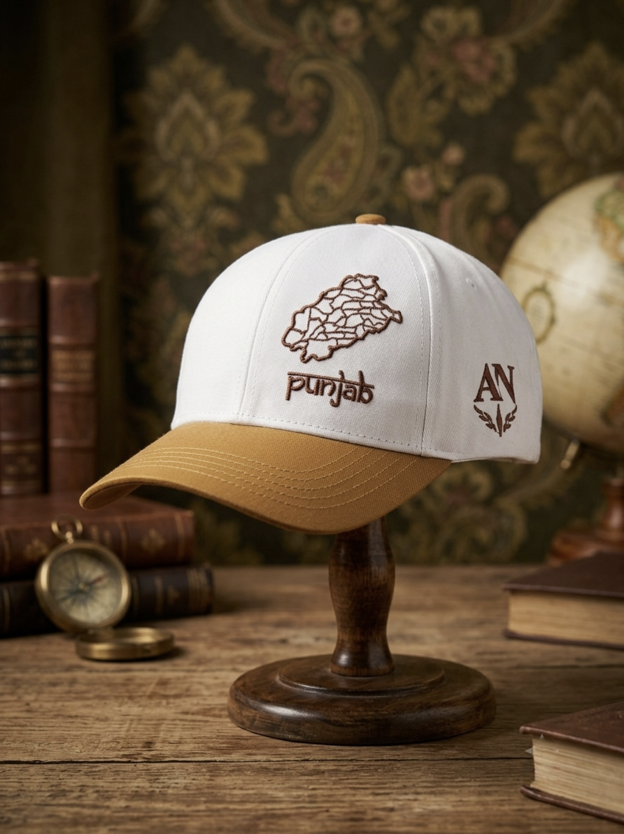 AN Premium Embroidery Punjab Cap