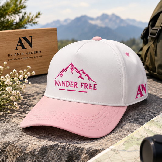 AN Wander Free Pink & White Cap